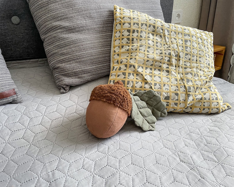 Acorn Pillow Woodland Nursery Decorative Pillow Pillow Fall Etsy