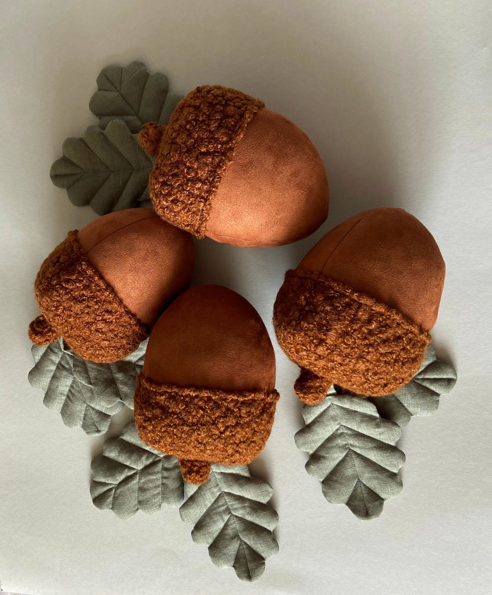 Acorn Gift for Him Plush Acorn Stuffed Acorn Gift for Her Etsy