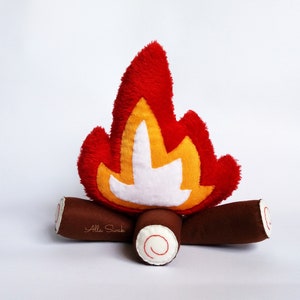 Campfire Toy Plush Campfire Woodland Decor Campfire Pillow Campfire ...