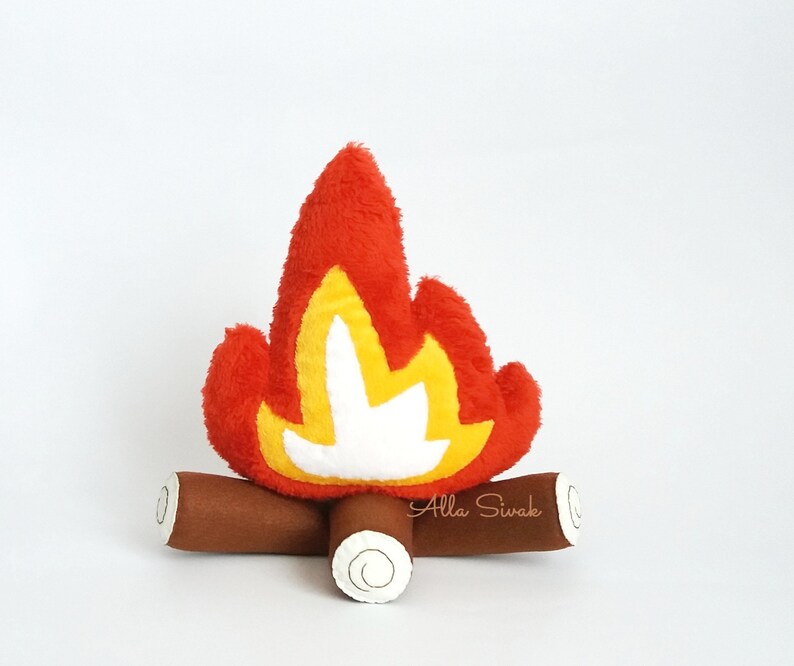 Woodland decor Campfire ornament Campfire gift Woodland nursery Woodland decorations Faux fireplace Camp ornament image 5