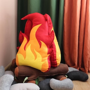 Play campfire, Plush campfire set, Toy camp fire big set, Pretend camping playset, Felt campfire, Camping toy, Playset camping, Indoor game
