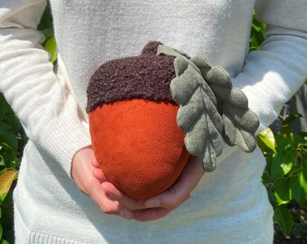 Acorn decorations, Gifts for men, Scandi style nursery, Stuff acorn toy, Handmade acorn, Gifts for kids, Dimensional acorn pillow