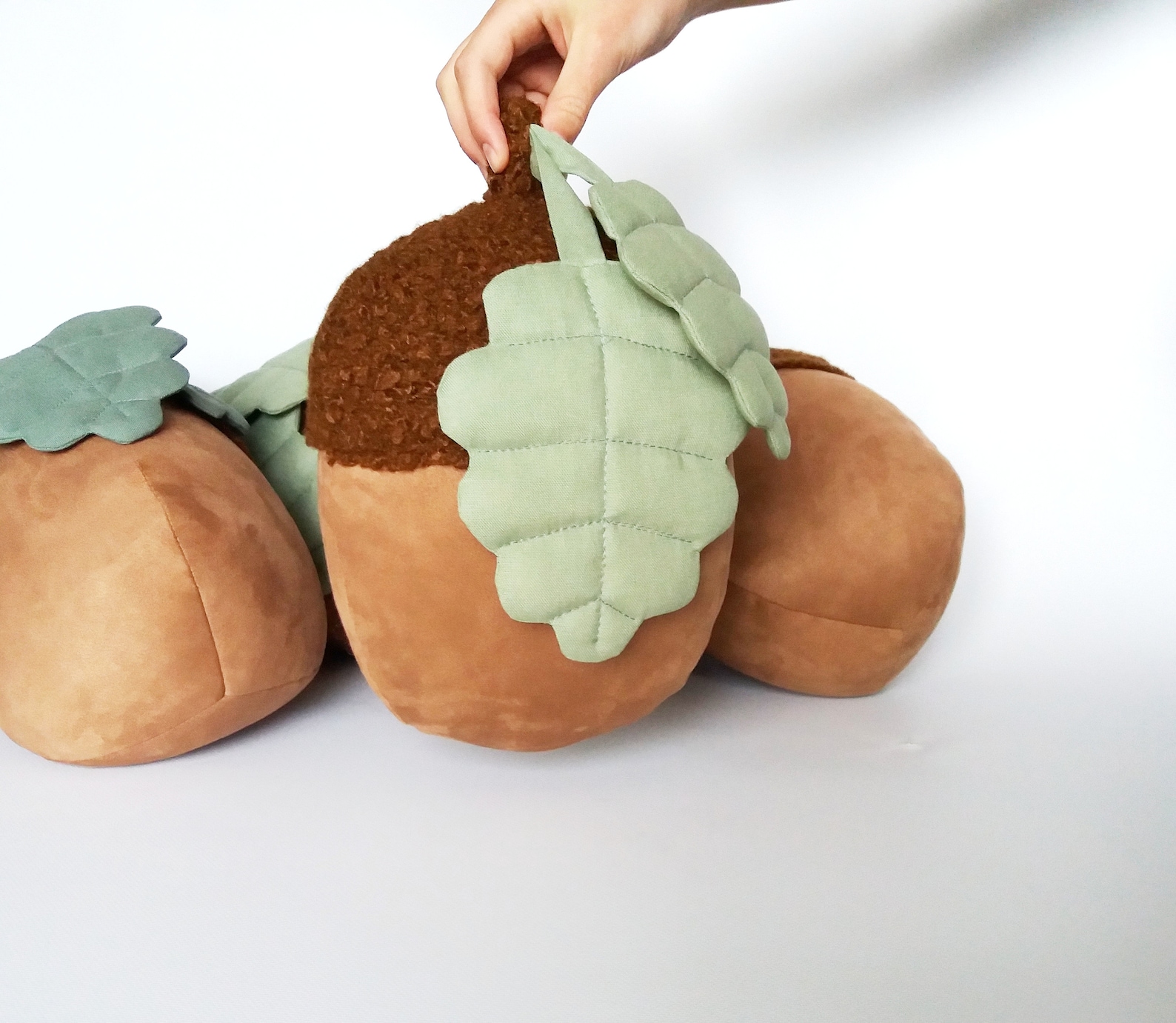 Acorn pillow Woodland nursery decorative pillow Pillow fall Etsy