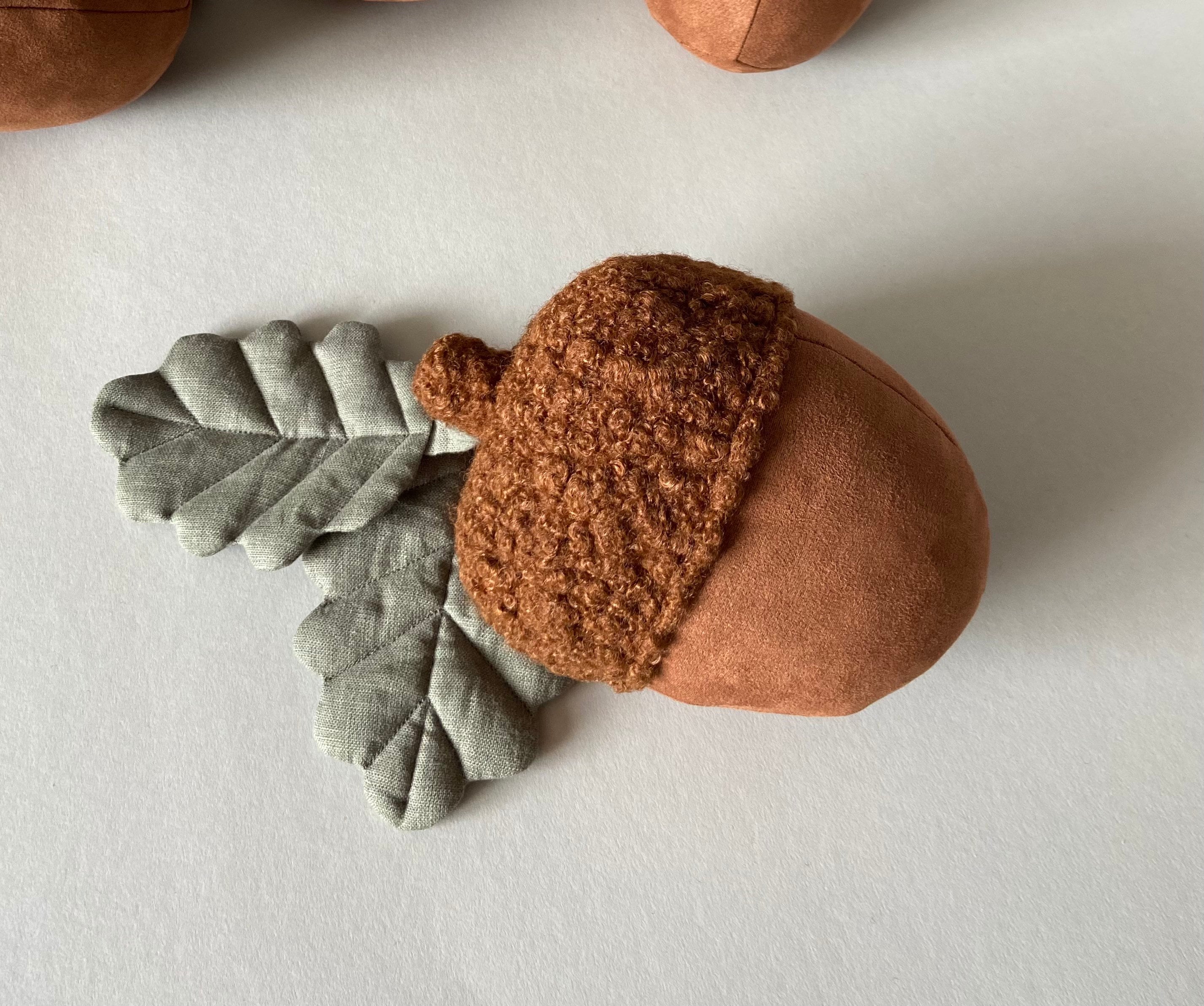 Acorn Gift for Him Plush Acorn Stuffed Acorn Gift for Her Etsy