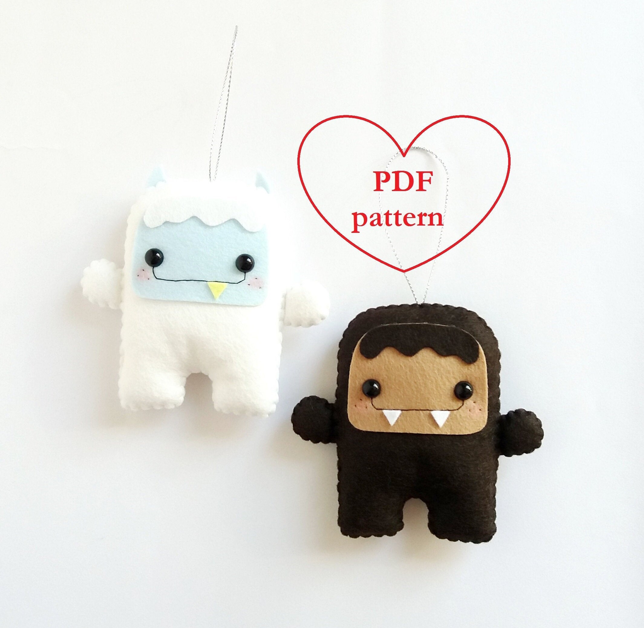 Felt Yeti Ornament - DharmaShop