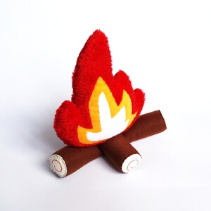 Campfire Toy Plush Campfire Woodland Decor Campfire Pillow Campfire ...
