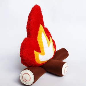 Campfire Toy Plush Campfire Woodland Decor Campfire Pillow Campfire ...