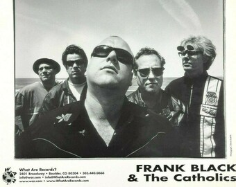 Frank Black & The Catholics Promo Press Photo 8x10 Pic WAR 1999 Pixies Francis