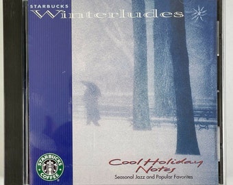 Starbucks Winterludes Seasonal Jazz CD Christmas Baker Bowie Bing Cocteau Twins Katz Mostel Kitt 1995