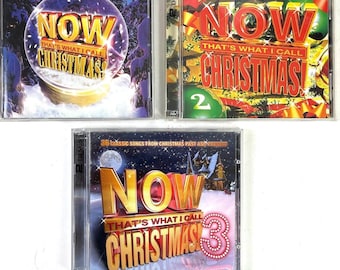 Now Thats What I Call Christmas 1-2-3 CD Bundle 6 Discs Classics Standards Modern Pop Rock Dance Music