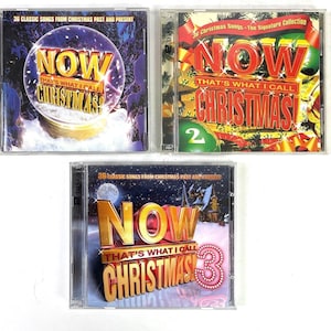 Now Thats What I Call Christmas 1-2-3 CD Bundle 6 Discs Classics Standards Modern Pop Rock Dance Music