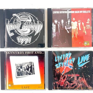 Lynyrd Skynyrd 4 CD Bundle Gimme Back Bullets First Last 1991 Live Grace of God
