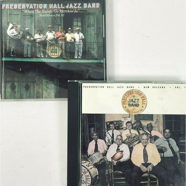 Preservation Hall Jazz Band 2 CD Bundle New Orleans Vol 2+3 Saints Go Marching Dixieland