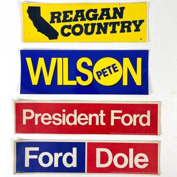 Reagan Bumper Stickers Etsy