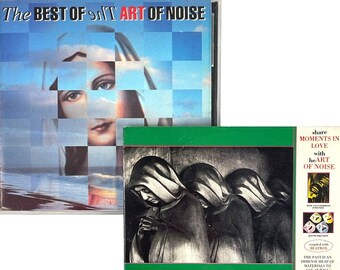 Art of Noise 2 CD Bundle Best of Hits 1988 + Moments In Love 4trk Germany 1984