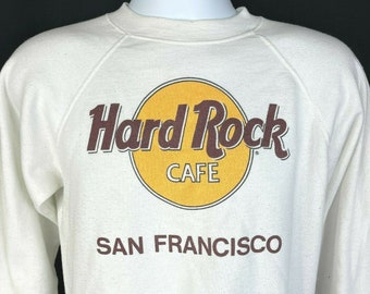 Vintage Hard Rock Cafe San Francisco S/M Pullover Crew Sweatshirt Medium Classic HRC Logo