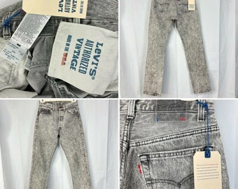 Vintage Levi’s washed gray boa jacket Levis Mens L Grey Stonewash Vintage Relaxed Fit Denim Jean