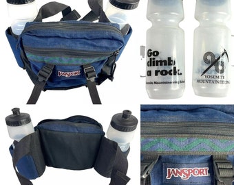 JanSport Vintage Tribal Stripe Hiker Waist Fanny Pack Bum Bag Yosemite Mountaineering Water Bottles