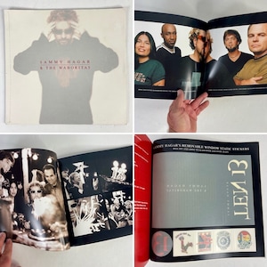 Può includere: Un set di adesivi statici per finestre rimovibili con la band di Sammy Hagar, The Waboritas. Gli adesivi presentano un'illustrazione in bianco e nero dei membri della band e il testo "Sammy Hagar's Removable Window Static Stickers" e "Lem 13".