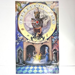 Fetchin Bones Mark Ryden Monster Capitol Promo Poster 1989 Surreal Horror 18x30