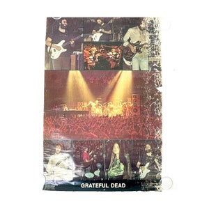 Grateful Dead GDP 1977 Live Concert Photo Collage Thrashed Vintage Poster J Sjobring 23x35