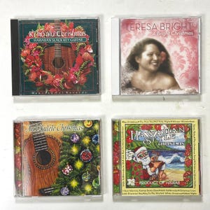 Hawaiian Style Ukulele Slack Key Christmas Teresa Bright 4 CD Bundle Kī Hōʻalu 1996-2005