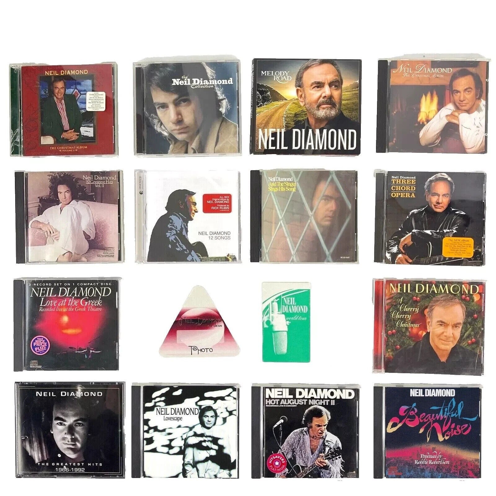 Neil Diamond 16 CD + Concert Pass Bundle Greatest Hits Love