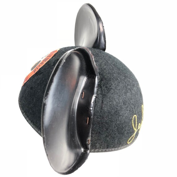 Walt Disney World Vintage 1970s JEFF Childs Mickey Mouse Ears Cap 20.5 Rayon Wool