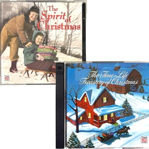 Time Life Spirit Treasury of Christmas 2 CD Bundle 4 Discs 95 Classic + Contemporary Songs 1987-1995