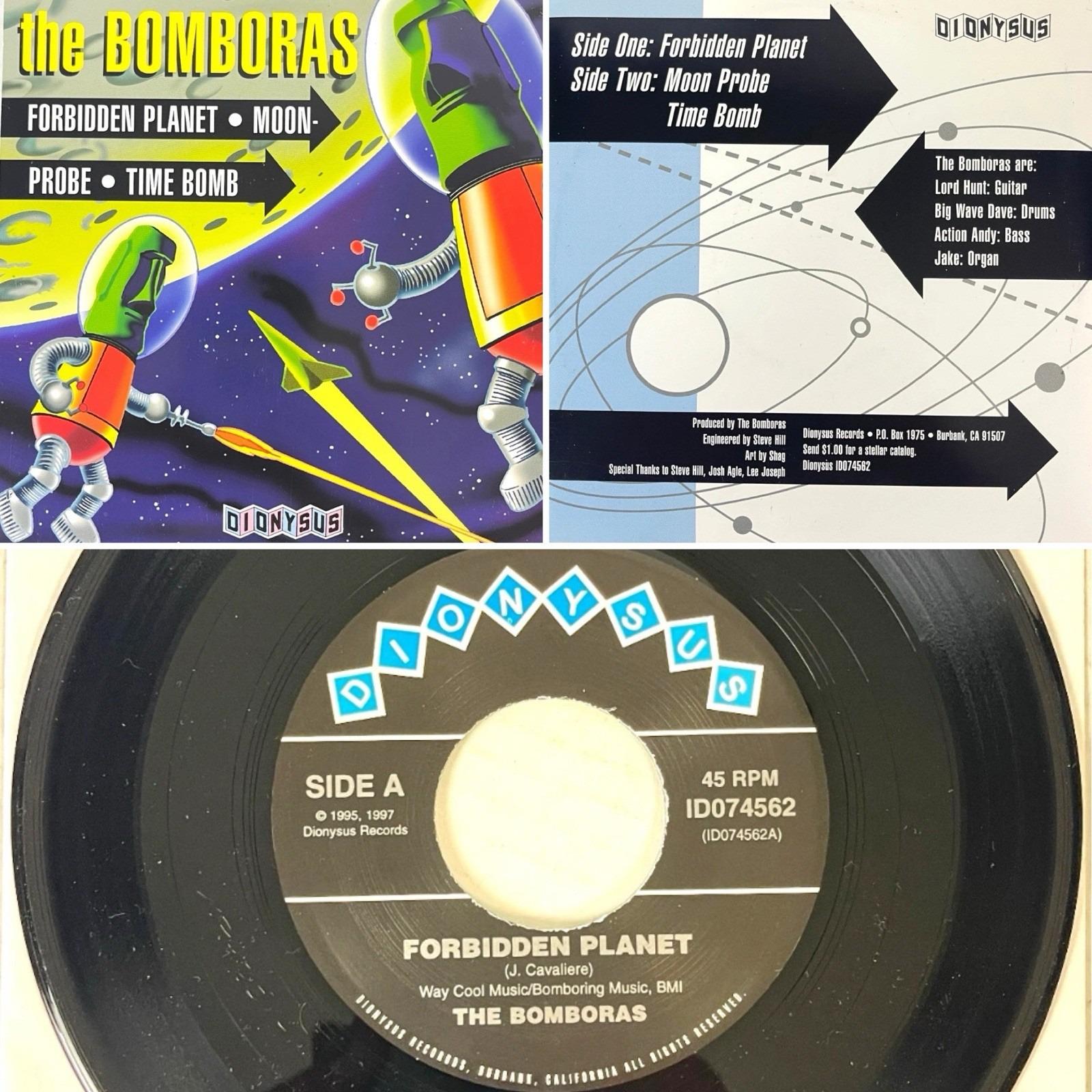 The Bomboras Forbidden Planet Shag 7in 45 Vinyl Single 1995