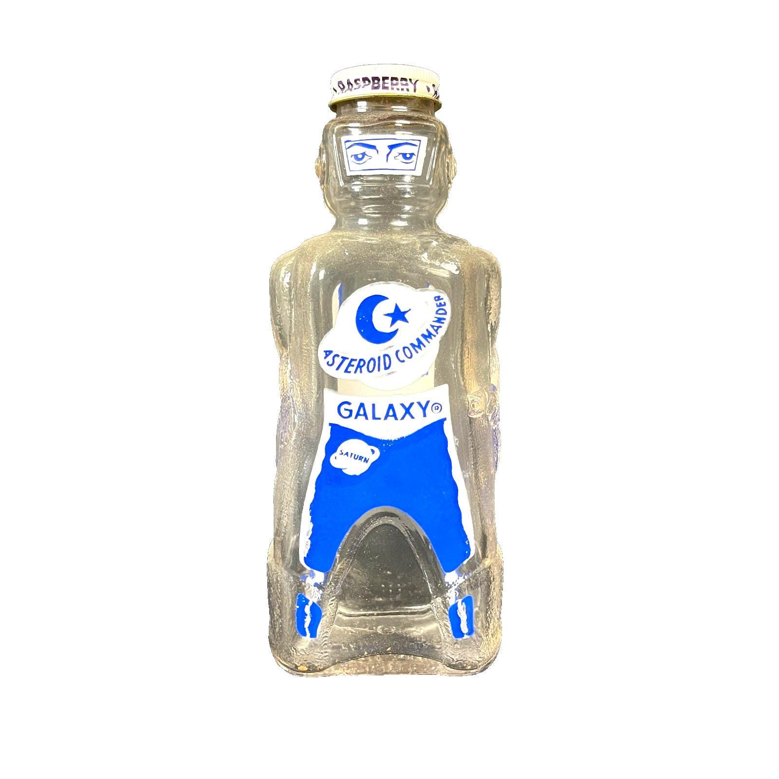 Galaxy Asteroid Commander Vintage Glass Bottle Coin Bank 1953