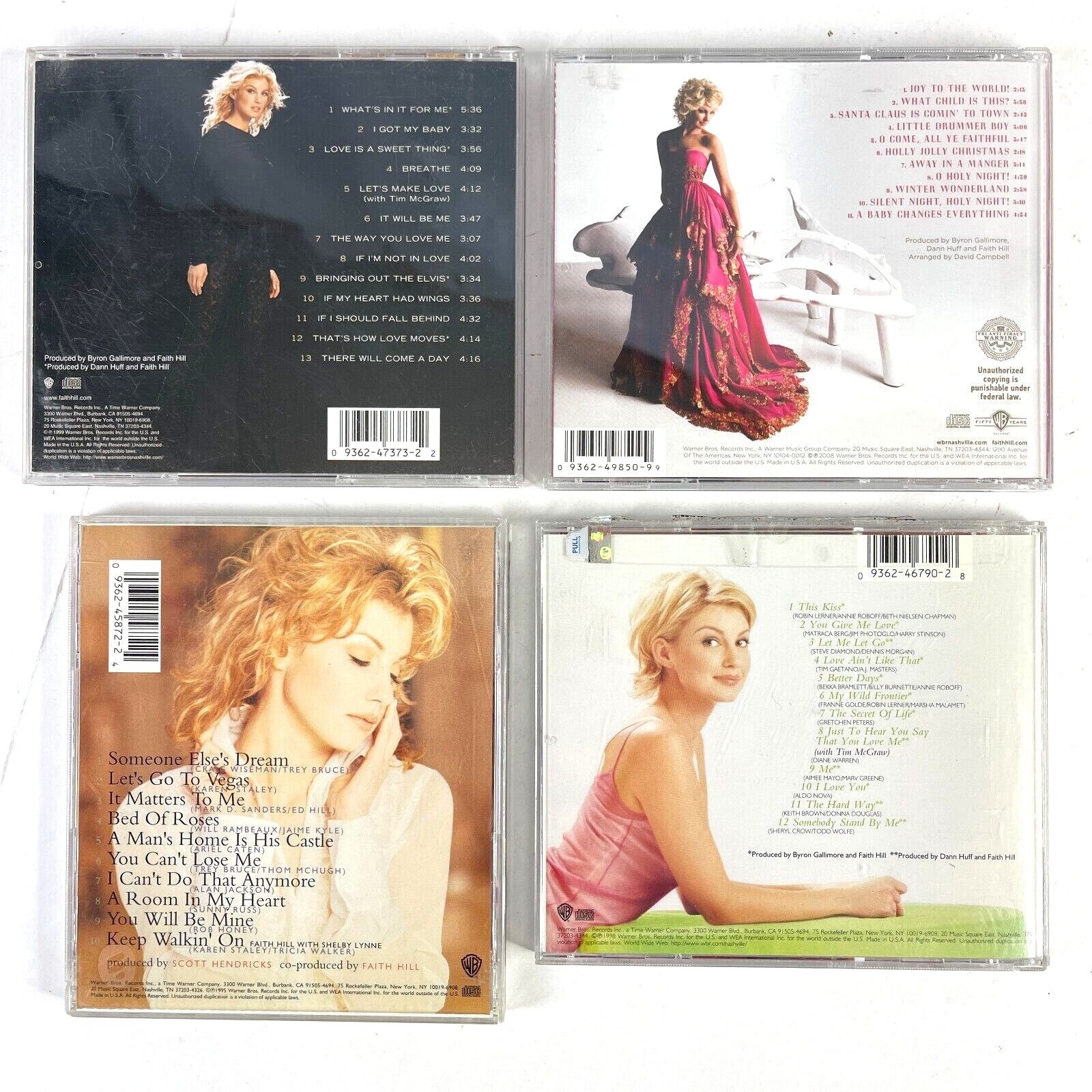 Faith Hill 6 CD Bundle Take Me as I Am Matters Fireflies Breathe