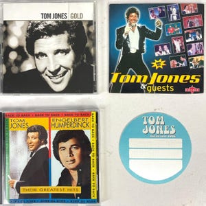Tom Jones 2002 Tour Otto Pass + CD Bundle Gold Hits + Humperdinck Back To Back + Guests