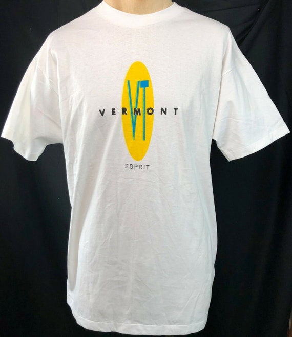 breken uitvegen plakband Buy Vintage Esprit Sport VT Vermont State L T-shirt Large Mens Online in  India - Etsy