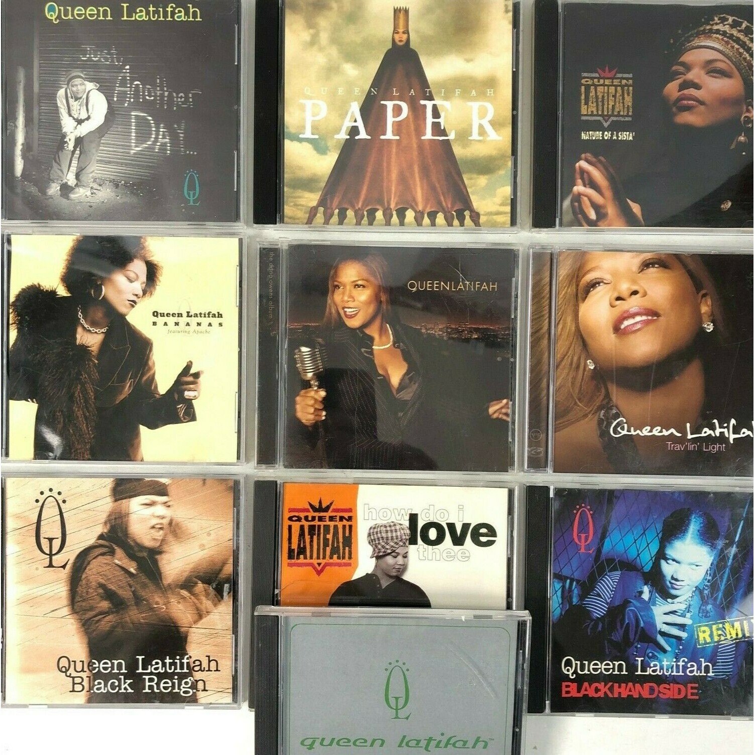 Queen Latifah 10 CD Bundle Nature of Sista Love Thee Maxis Queen Latifah 10 CD Bundle Nature of Sista Love Thee Maxis