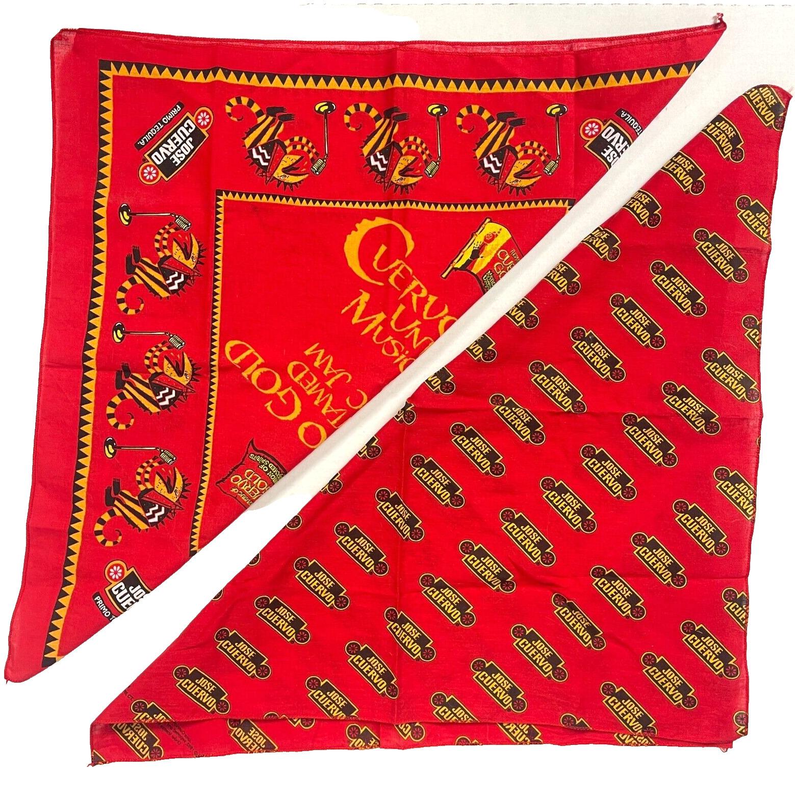 Jose Cuervo Gold Primo Tequila 2 Vintage Promo Bandana Bundle