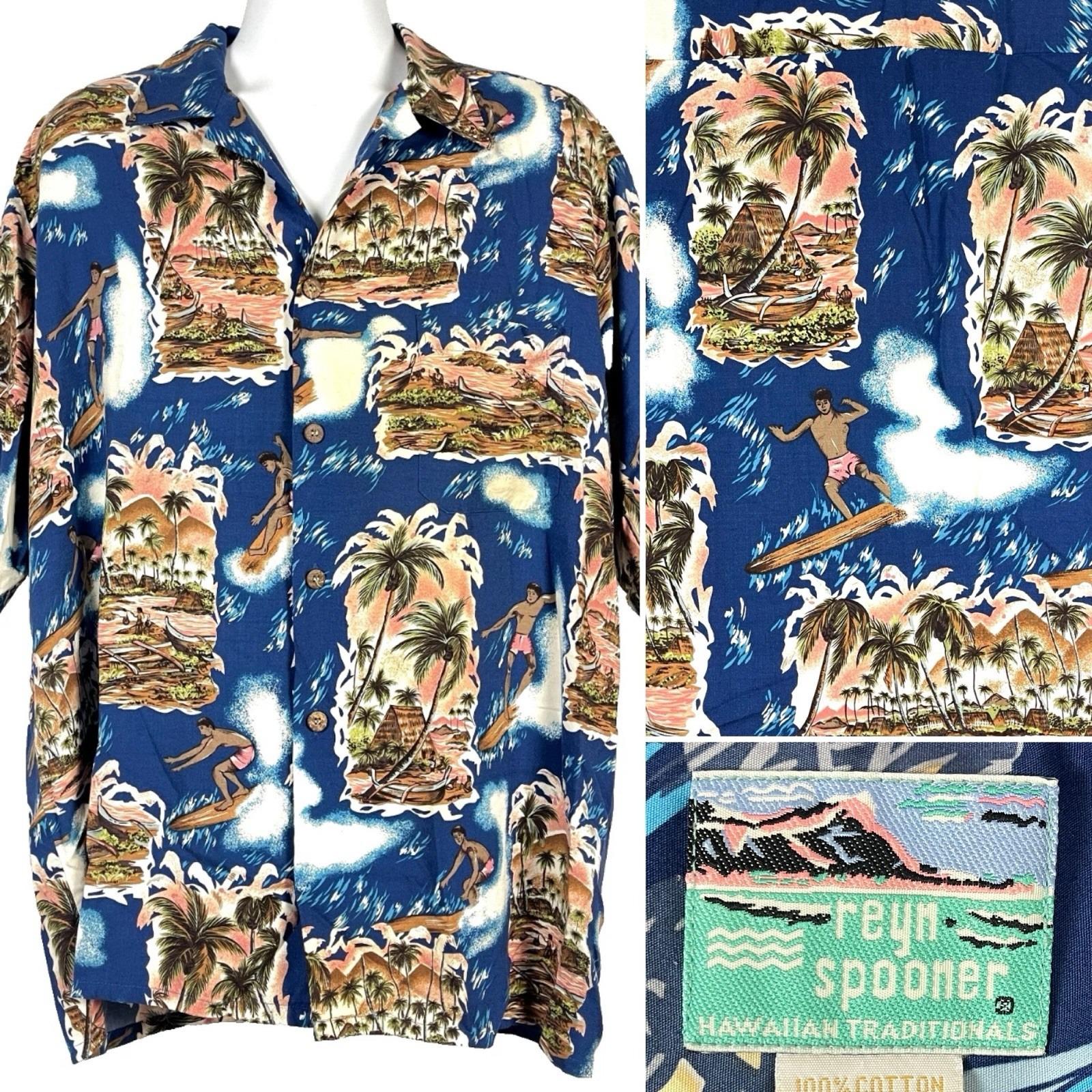 【Reyn Spooner × JOE KEALOHA’S 】アロハシャツM Vtg DEADSTOCK Reyn Spooner Joe Kealoha Hawaiian Shirt Made