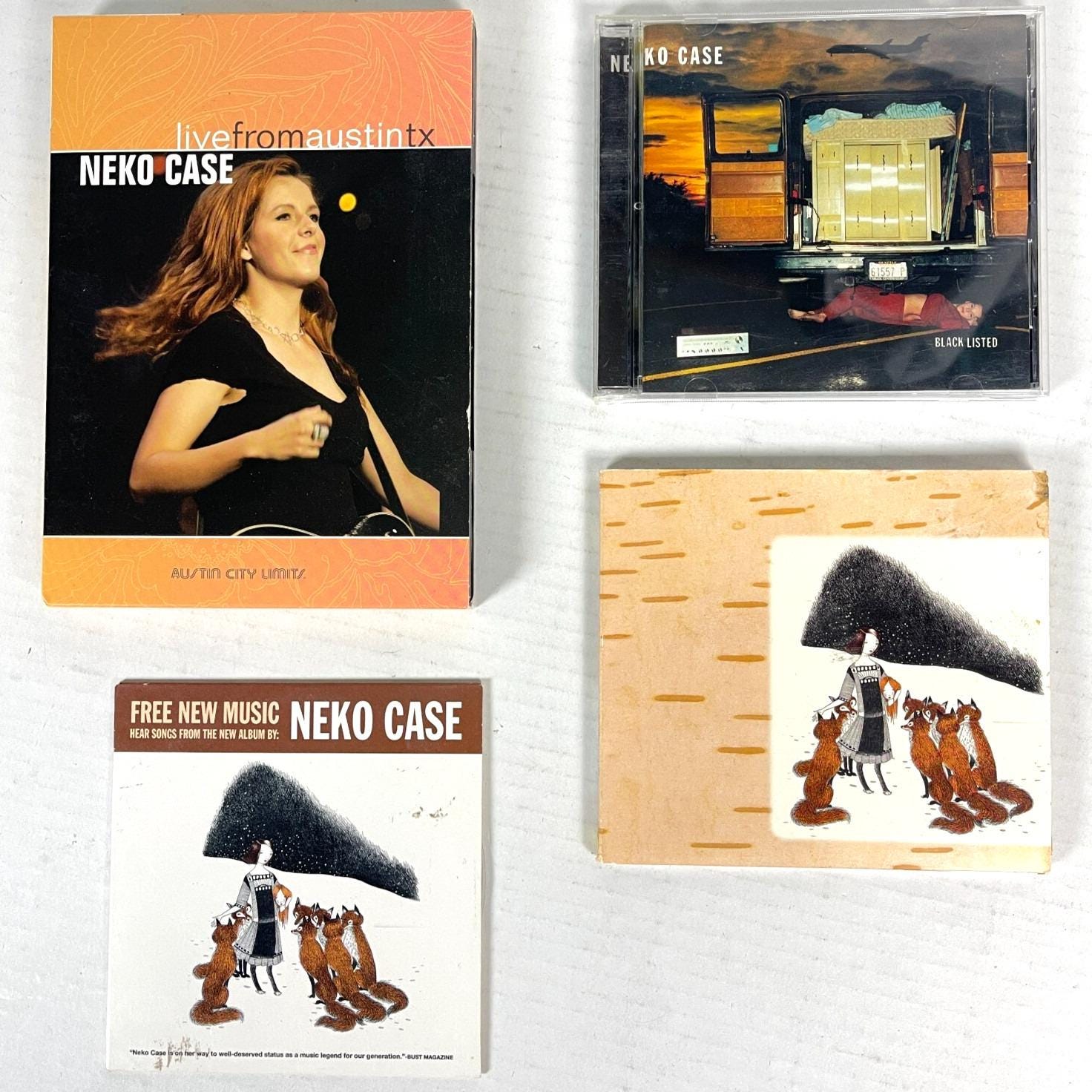 Neko Case 4 CD DVD Bundle Austin City Limits Live Blacklisted Fox