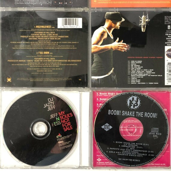 Will Smith DJ Jazzy Jeff Fresh Prince 13 CD Lot Hits Boom