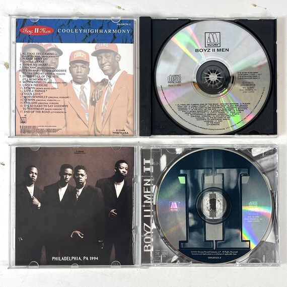 Boyz II Men 2 CD Bundle Cooley High Harmony 1992 + II 1994