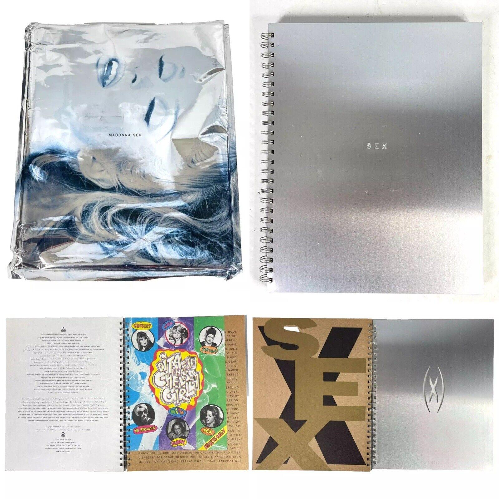 Madonna Sex Meisel Vintage Spiral Book 1992 #0527868 Metal Cover