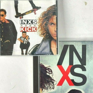 INXS 2 CD Bundle Kick 1987 + X 1990 Need You Tonight Devil Inside Suicide Blonde New Wave Sensation