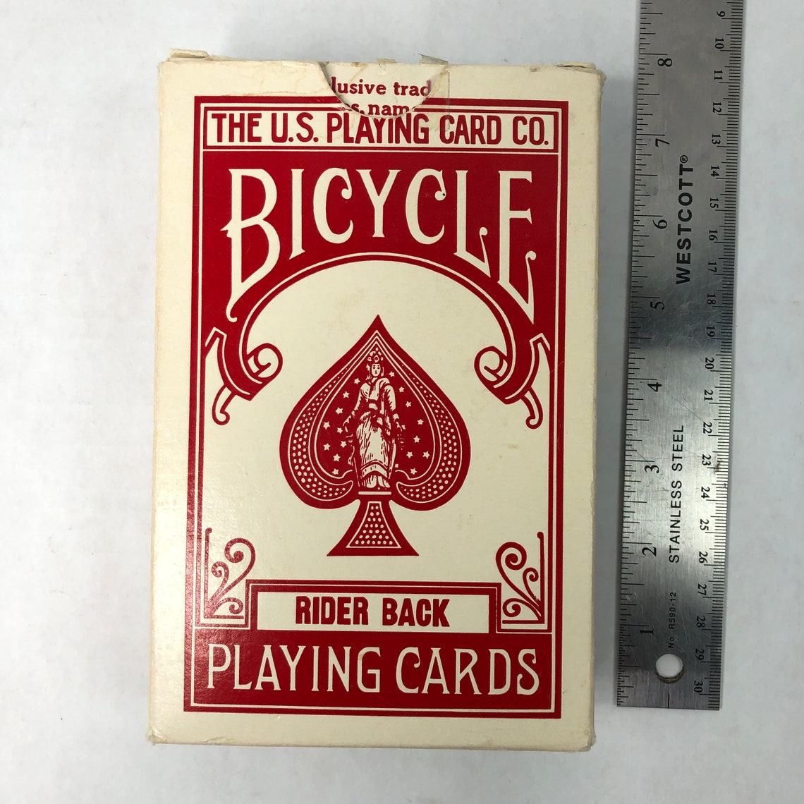Vintage Big Bicycle 8082 Jumbo Playing Card Deck Red Ohio USA No UPC