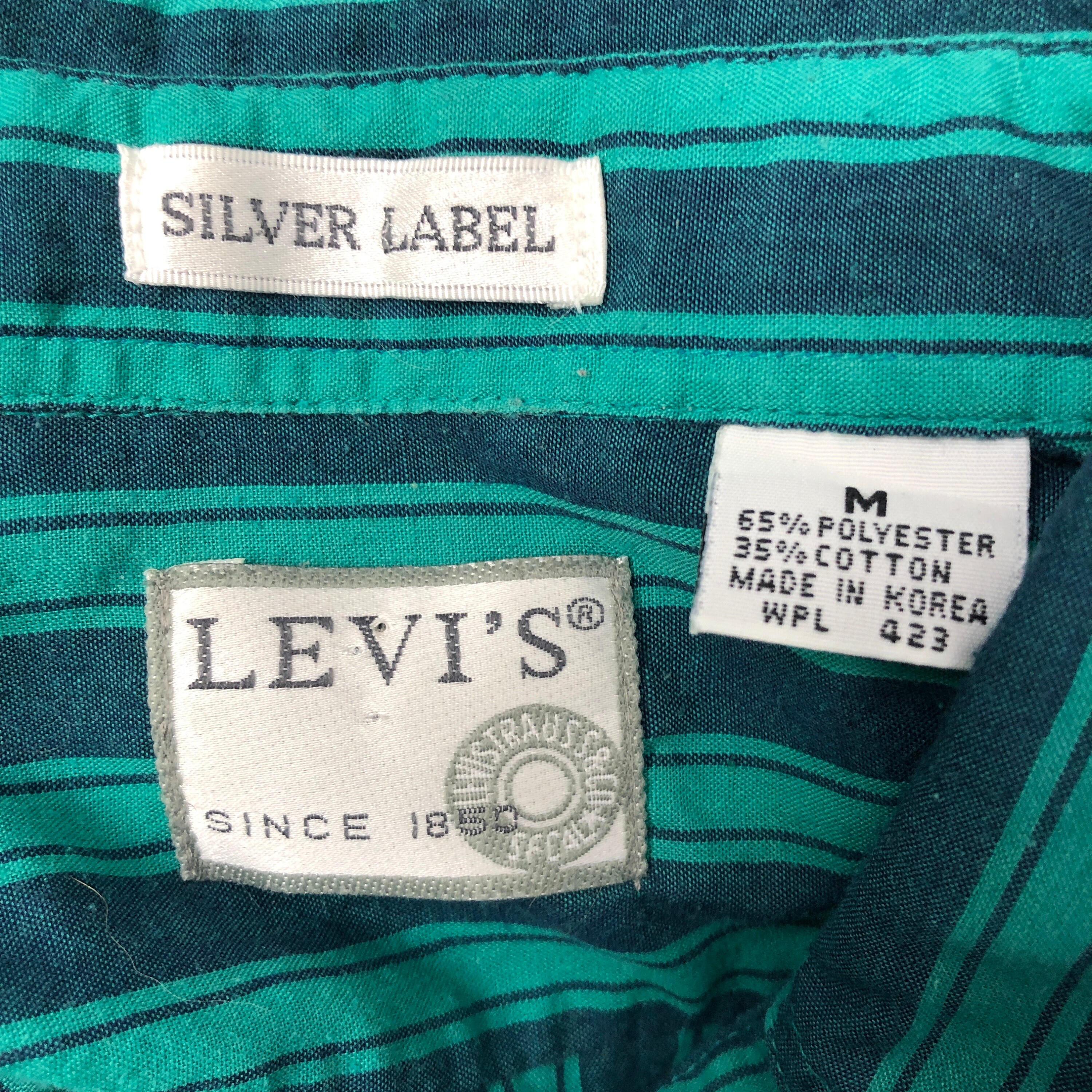 Vintage Levis Silver Label Green 