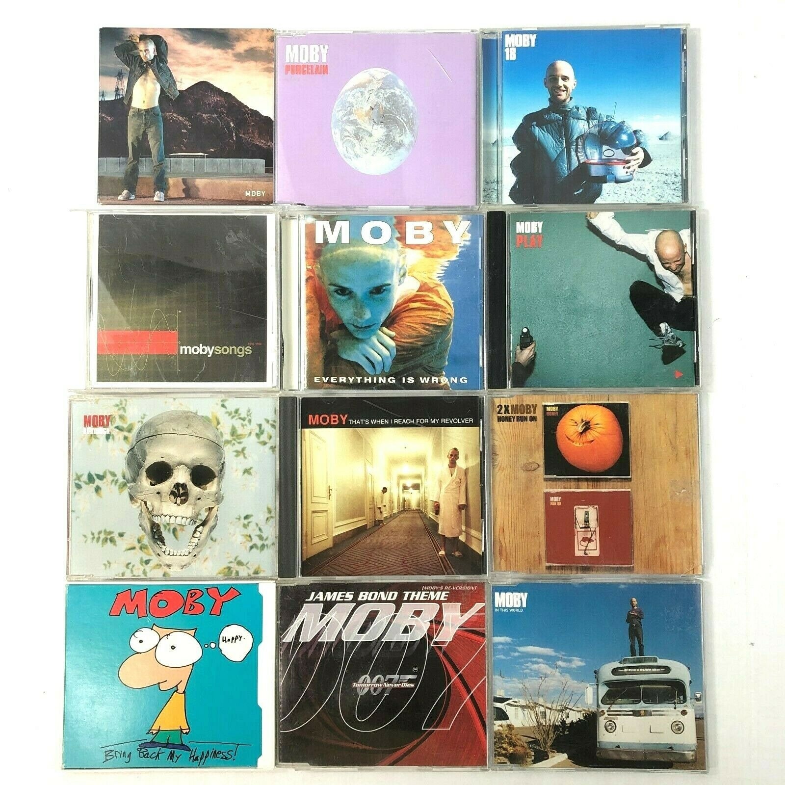 Moby Play Hotel limited edition 限量盤 Moby 13 CD Bundle Hits 007 Revolver CK Promos Hotel