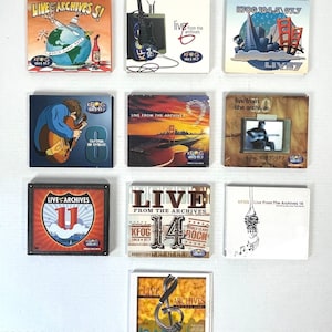 KFOG Radio Live From The Archives 10 CD Bundle Vols 5-11 14-16 21 Exclusive Tracks San Francisco 97.7/104.5 World Class Rock