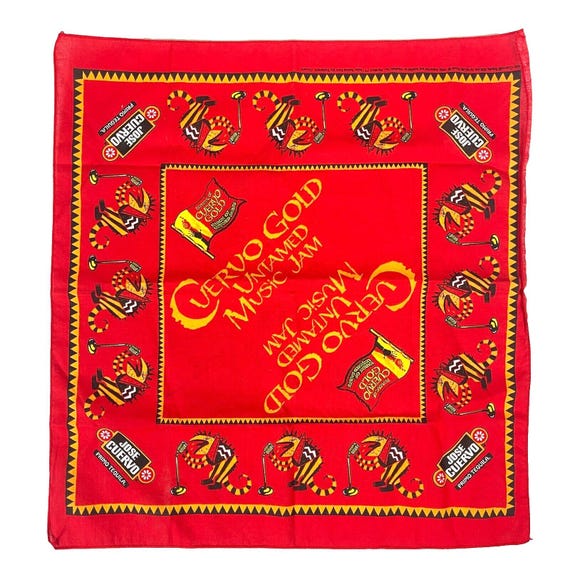 Jose Cuervo Gold Primo Tequila 2 Vintage Promo Bandana Bundle