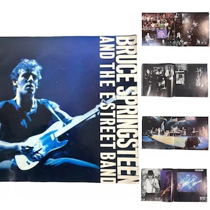Bruce Springsteen E Street Band 1980 The River Tour Libro de conciertos Programa Recuerdo Música rock clásica Recuerdos