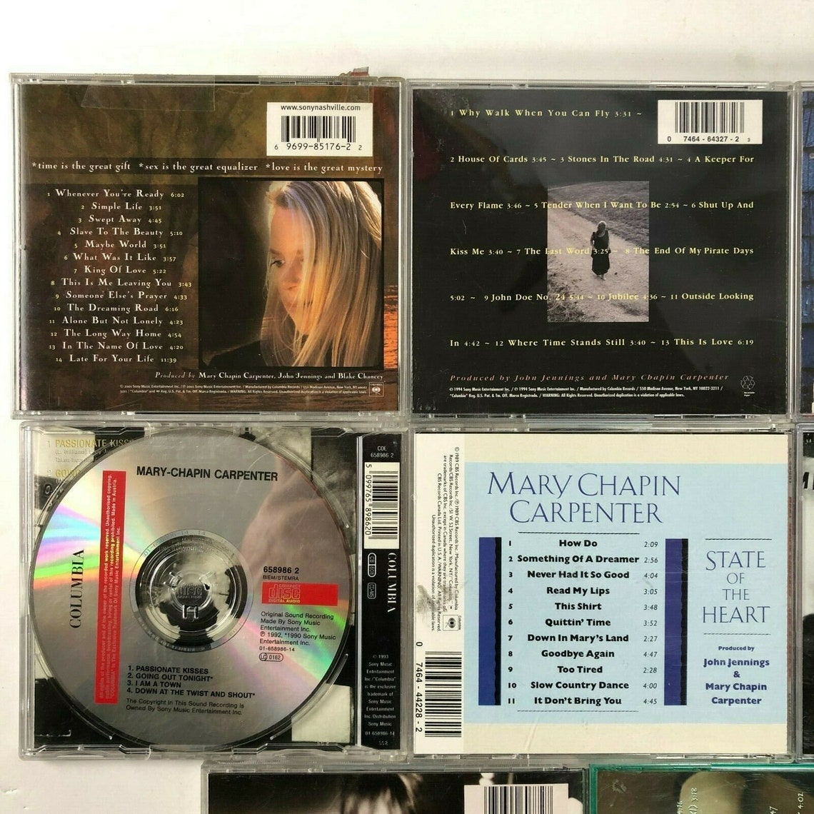 Mary Chapin Carpenter 8 Country Cd Bundle Hits State Heart Etsy