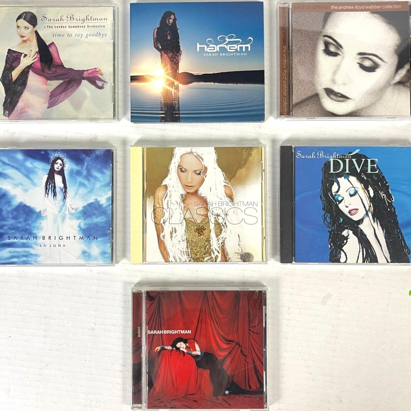Sarah Brightman 7 CD Lot Harem Dive Classics Eden La Luna Say 